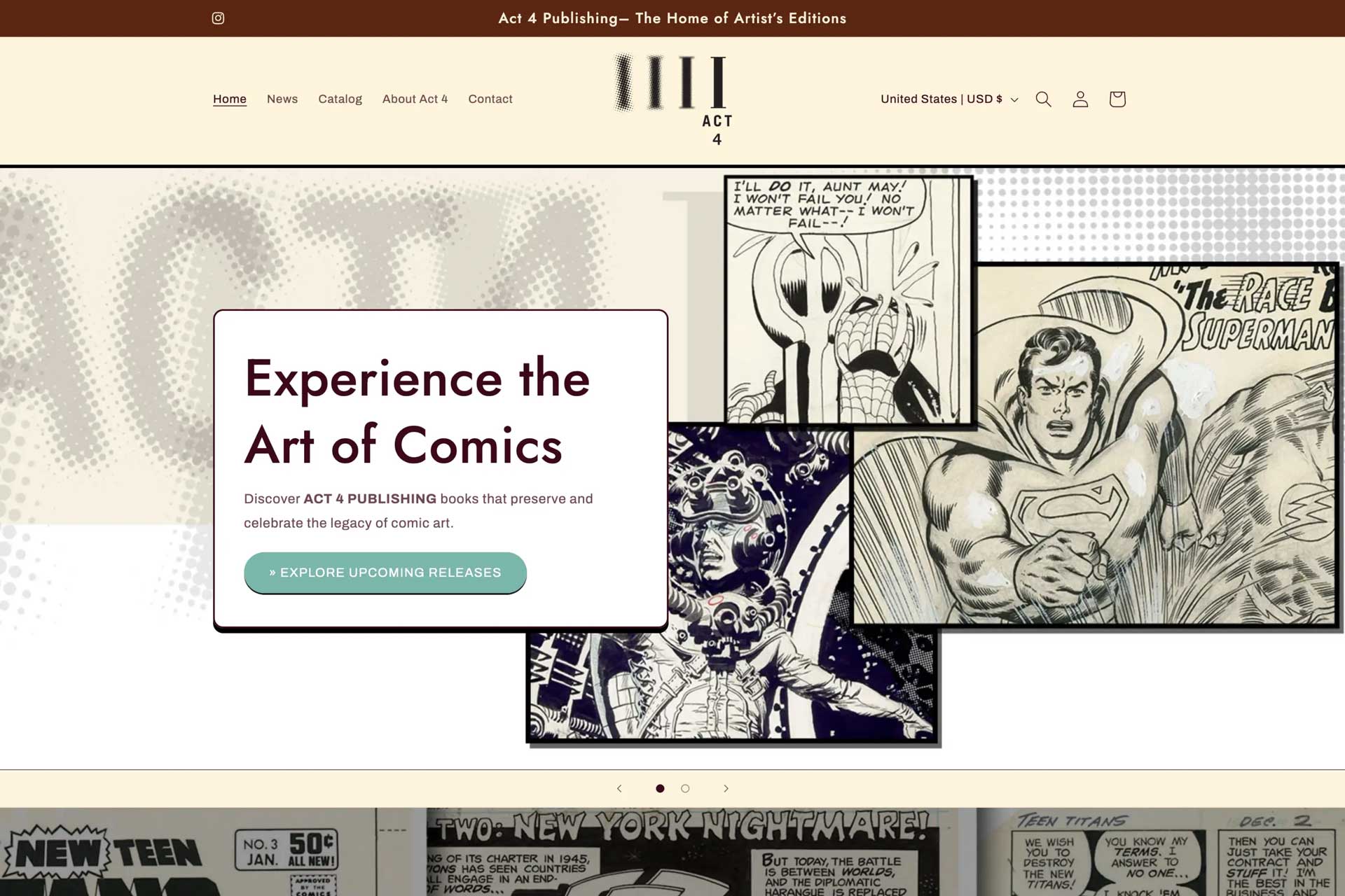 Act 4 Publishing - Hero Image Home Page